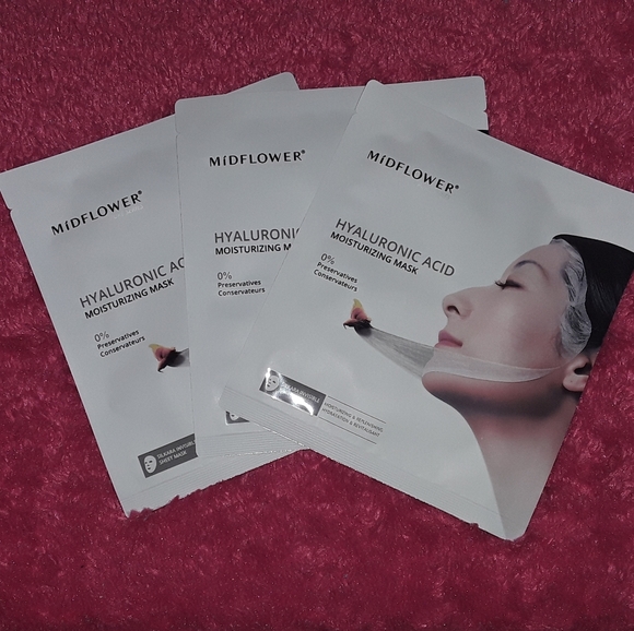 NEW⭐3 Midflower Hyaluronic Acid Moist. Sheet Masks - Picture 1 of 2